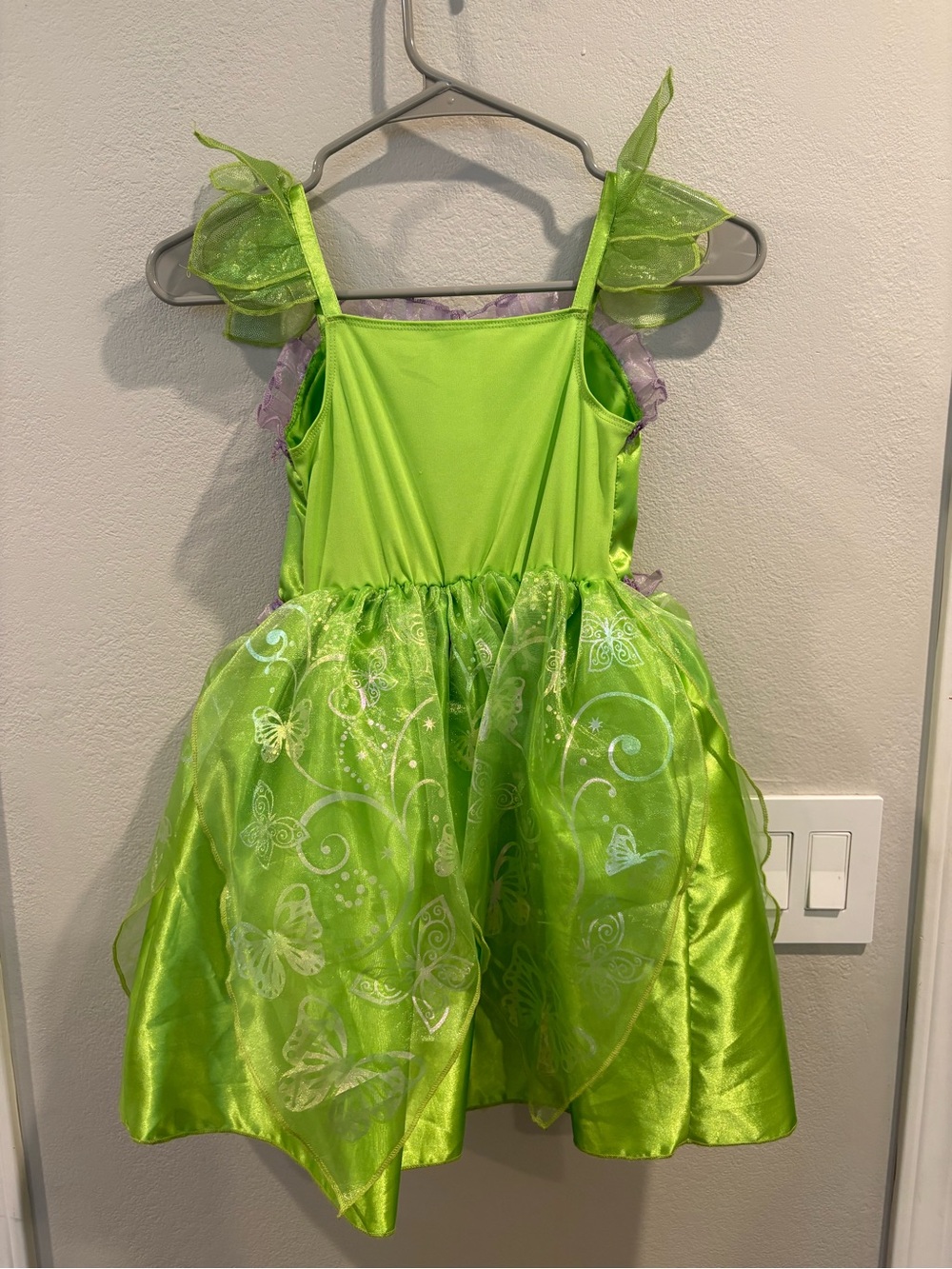 Disney Store Tinker Bell Halloween Costume Toddler Girls Size 5/6 Fairy Princess - Picture 4 of 16